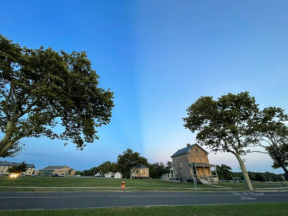 Split Sunset Covers the Entire Sky